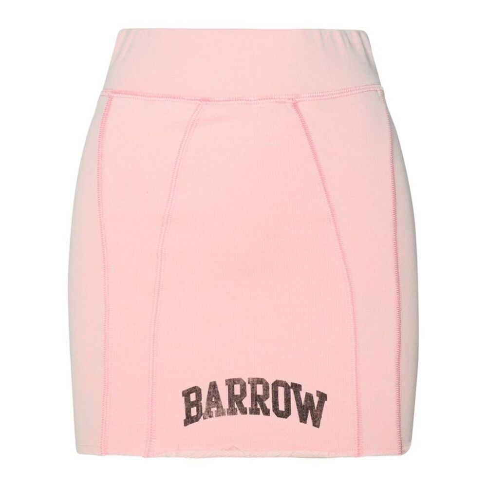 Barrow Pink Cotton Miniskirt Women